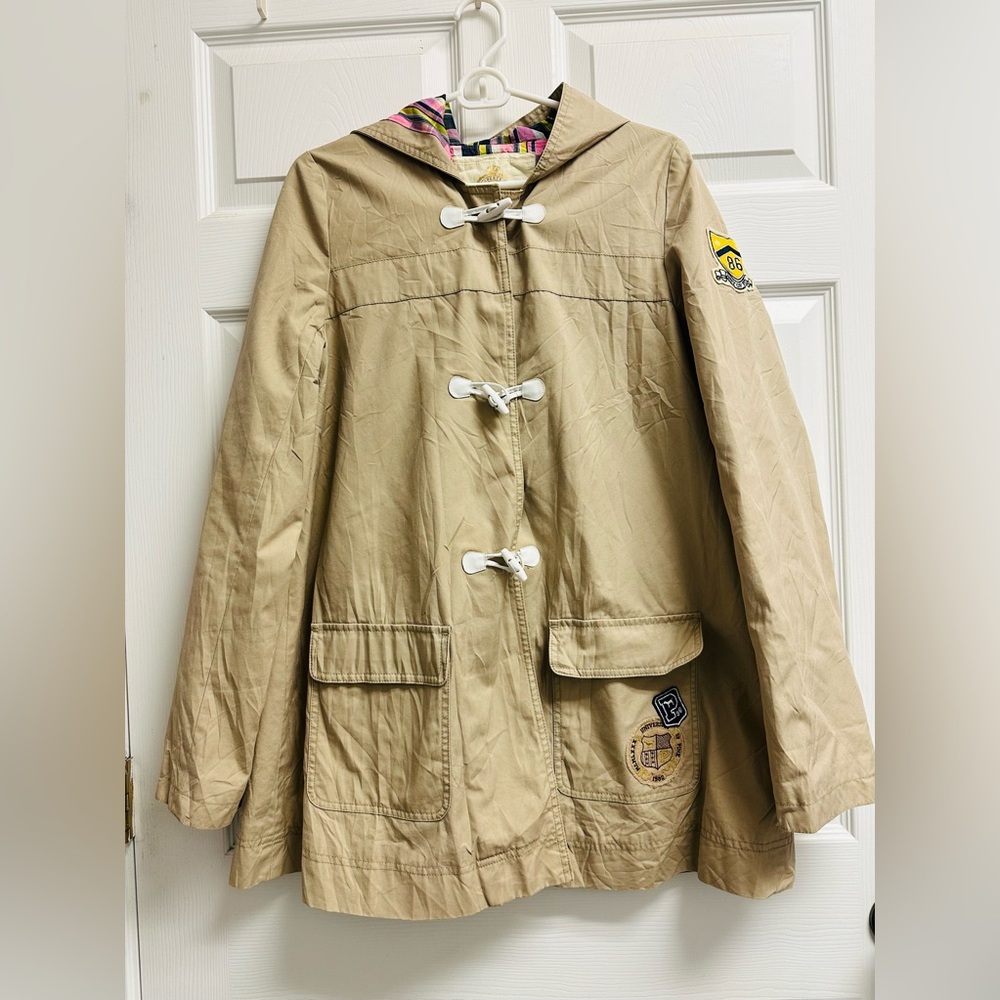 Victorias Secret Pink Tan Trench Coat